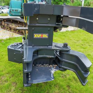 Maquinaria Forestal Xuvol, Máquinas Cortadoras de Árboles Max. Cabezal Cortador de Madera de 40 cm para Excavadora de 10-15 Toneladas, Accesorio para Cortar Árboles - Product Image 2