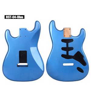 Corps de guitare électrique style ST <span class=keywords><strong>Strat</strong></span> avec peinture conductrice pré-appliquée, finition multicolore, pièces de rechange DIY pour guitare - Product Image 5