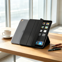 Housse de tablette en cuir magnétique détachable et fine, compatible avec iPad Mini 4, étui de protection avec support pliable à trois volets