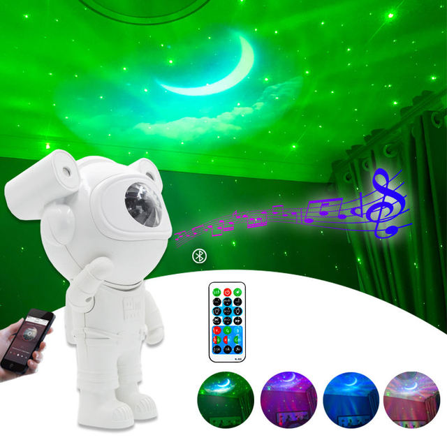 Newish 3D Astronaut Lamp  Rechargeable Smart APP Control Home Led Room Night Light Star  Starry Ceiling Light Projector