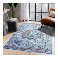 Tapis en chenille polyester à impression 3D, design persan personnalisé, populaire en Chine en 2025, pour la décoration intérieure