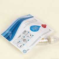 Sacs de stérilisation portables pour biberons - Sacs de stérilisation à vapeur pour micro-ondes pour tétines, sucettes et accessoires d'alimentation