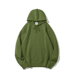 Sweat-shirt à capuche en polaire pour homme Manshan, 350g, coton et polyester, couleur unie, décontracté, coupe classique, tailles S-3XL - Product Image 3
