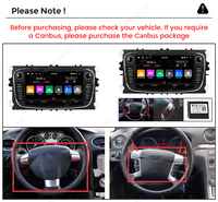 Radio con Navegación GPS Android para Pantalla de Coche, DSP OBD2, Pantalla Táctil RGB para Ford Focus, Mondeo, S-Max, C-Max, Galaxy, Kuga 2008-2011
