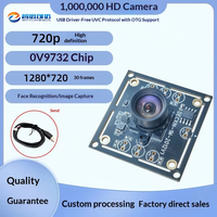 Módulo de Cámara USB ZYKD OV9732 con Reconocimiento Facial, Adquisición de Imágenes 720P, Sin Controladores, con Protocolo UVC y Soporte OTG