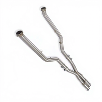 Résonateur en acier inoxydable de haute qualité pour BMW M5 G90 4.4T 2025+ – Tube intermédiaire en X pour performance racing et son amélioré