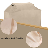 Vente directe d'usine, housse de barbecue de 58 pouces, robuste, imperméable, anti-UV et anti-poussière, pour extérieur