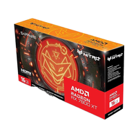 Carte graphique de jeu Sapphire Nitro Radeon RX 7800 XT 16 Go GDDR6 avec ventilateur, interface PCI Express USB, compatible ordinateur de bureau et ordinateur portable