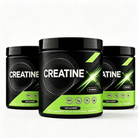 OEM Private Label 300g Creatine Monohydrate Powder - Pendukung Kekuatan Pembentukan Otot Lanjutan, Meningkatkan Performa Atletik, Tersedia