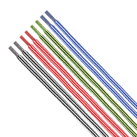 Nouveaux lacets unisexes en corde cirée ronde, lacets de chaussures habillées de haute qualité, lacets ondulés colorés