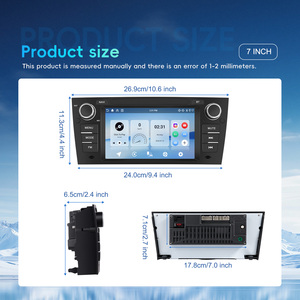 Radio para Auto Android Podofo para BMW E90 2005-2012, 4+64G, 7'', Carplay Inalámbrico, Android Auto, Estéreo para Auto, GPS, Wifi, FM, RDS, ODM, Venta al por Mayor - Product Image 4