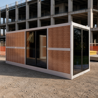 Maison conteneur isolée de haute qualité, maison préfabriquée modulaire, maison conteneur pliable pour climat froid
