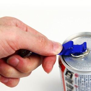 Nouveau Porte-clés Décapsuleur Multifonctionnel Créatif en Aluminium, Style Métallique Tendance, Logo Laser, Forme Irrégulière, Effet Soie - Vente Flash - Product Image 3