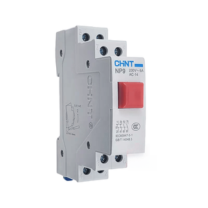 สวิตช์ปุ่มกดแบบราง Chint รุ่นรีเซ็ตอัตโนมัติ พร้อมไฟ LED สีแดง/เขียว 24V/220V ขั้วต่อแบบสกรูพลาสติก IP20 ไฟแสดงสถานะพลังงาน - Product Image 4