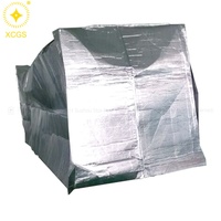 Doublure de conteneur réfléchissante polie de taille personnalisée, isolation étanche et respirante, protection contre les radiations pour 20ft 40ft 40HQ