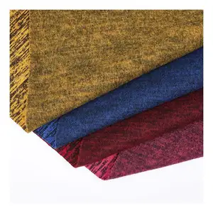 Cheap promotional fancy yarns looped pile napping galling 100%Polyester terry brushed fabric