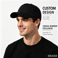 Casquette de baseball personnalisée en gros, 6 panneaux, 100 % coton, calotte rigide, visière incurvée réglable, logo brodé, respirante, pour hommes et femmes