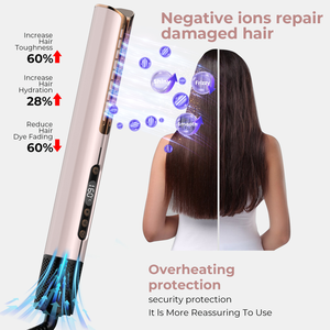 2-in-1 Hochgeschwindigkeits-LED-Haartrockner & Glätteisen mit Keramikbeschichtung, weltweites Spannungsangebot für Haushalt, Outdoor, Wohnmobil & Hotelgebrauch - Product Image 5