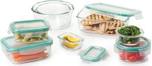 Recipiente de Vidrio Apto para Microondas de Gran Capacidad, Recipiente Hermético de Alta Calidad para Almacenamiento de Alimentos, Caja de un Solo Compartimento - Product Image 3
