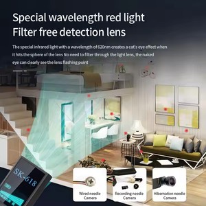 Le plus récent analyseur de détection de Signal de traqueur GPS à ondes radio <span class=keywords><strong>Mini</strong></span> caméra Wifi détecteur de caméra d'hôtel balayage de recherche GPS - Product Image 4