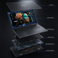 Pro Precision 7 16" Professioneel Mobiel Werkstation Zakelijke Laptop Intel Core Hoge Prestaties 1920x1080 SSD