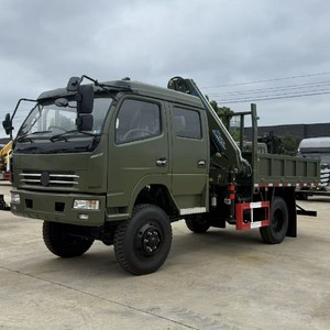 Grue à flèche articulée compacte CLW 4x2 de 3,2 tonnes à prix d'usine, grue montée sur camion à bras pliant à vendre - Product Image 1