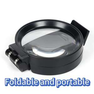 Taşınabilir Katlanabilir El Tipi Dijital Cam Büyüteç 2x Yaşlılar ve Çocuklar İçin Okuma ve Çizim Aracı Eller Serbest - Product Image 3