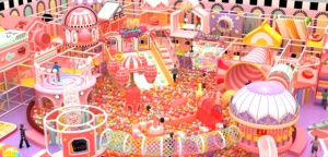 Fabricante Chino de Equipos de Juegos Infantiles para Interiores, Carrusel, Piscina de Pelotas, Tobogán, Máquina de Pelotas con Chorro de Agua, Área de Juegos para Habitación Infantil - Product Image 5