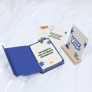 Manifestation Mental Health <span class=keywords><strong>Gift</strong></span>セルフケアポジティブマインドフルネスヒーリングマントラカード引き出しボックス付き - Product Image 5