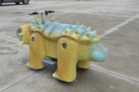 Trottinette Électrique Animatronique Dinosaure pour Enfants, Modèle à Monnayeur pour Parcs et Centres Commerciaux