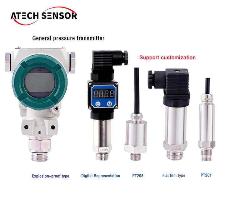 Atech 4-20ma Flow Air Hvac Differential Micro Sensor Pressure ...