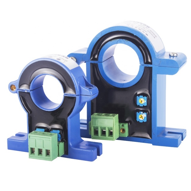 500a 1000a 2000a Lem Hall Effect Current Sensor Transmitter 4-20mA 0-10V Current Clamp Sensor Hall Current Sensor Transducer