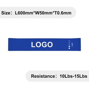 Exercise Resistance Loop <b>Band</b> Set of 5, Elastic Fitness <b>Bands</b> for Yoga & Pilates, Latex <b>Workout</b> <b>Bands</b> with Carry Bag, Home Gym - Product Image 3