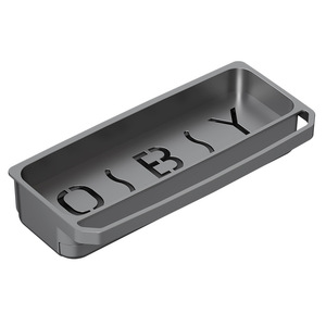 Oby Dishcloth Holder Rectangle Wall Mounted Draining Rack Water Resistant <b>Sink</b> <b>Storage</b> - Product Image 1