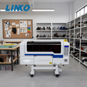 Nueva Impresora Digital de Transferencia de Calor de Doble Cabezal L1800 Multicolor, Dimensión de Impresión de 300 mm para Camisetas, Delantales, Bolsas, Almohadas, Impresora DTF A3 - Product Image 1