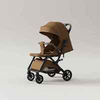 Poussette Kidilo légère et convertible en acier inoxydable, avec cadre en tissu Oxford, landau pliable pour bébé, capacité de charge de 20kg de haute qualité