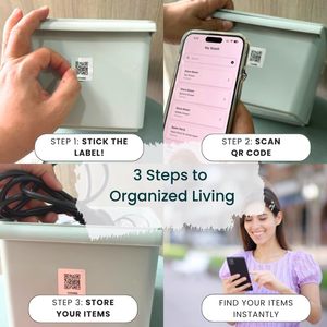 Tùy Chỉnh In Logo Tư Nhân Dính Dính Bao Bì Mã QR Nhãn Dán Tấm Cho Vẻ Đẹp Sản Phẩm Lưu Trữ - Product Image 3