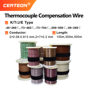<span class=keywords><strong>Cable</strong></span> de Precisión Industrial TT-K/J/T-30/36-SLE GG-K-30 Resistente Alta Temperatura para <span class=keywords><strong>Cable</strong></span> de Extensión Termopar - Product Image 2