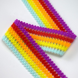 Gaun anyaman elastis renda 5 baris kustom pabrik JC dan pita dekorasi jahit pakaian - Product Image 6