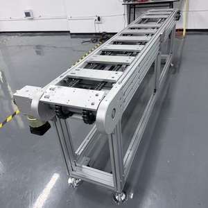 Ayarlanabilir Yükseklik ve Değişken Hızlı Zincir Konveyör Sistemi, Tıbbi Cihaz Montaj Hattı Akıllı Üretim Çözümü - Product Image 5