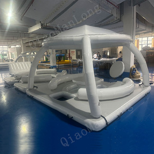 Parc aquatique <span class=keywords><strong>gonflable</strong></span> d'été de partie d'Aqua Offre Spéciale plate-forme flottante <span class=keywords><strong>gonflable</strong></span> de plate-forme <span class=keywords><strong>gonflable</strong></span> de dock avec la tente - Product Image 2
