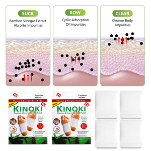 Les coussinets <span class=keywords><strong>d</strong></span>étoxifiants pour les pieds Kinoki les <span class=keywords><strong>plus</strong></span> populaires favorisent <span class=keywords><strong>le</strong></span> sommeil et soulagent la fatigue - Product Image 2