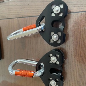Polea de Escalada ZWA006 de Doble Eje, Aleación de Aluminio, para Cables y Cuerdas, Equipo de Montañismo para Exteriores - Product Image 2
