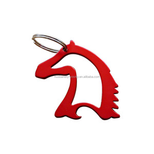 Llaveros de caballo Llavero con forma de cabeza de caballo Talabartería ecuestre - Product Image 2