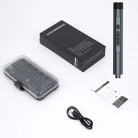 Jeu de tournevis de précision électrique 49 en 1, kit d'outils de réparation, mini tournevis avec étui et lumière LED pour ordinateur, ordinateur portable, PC
