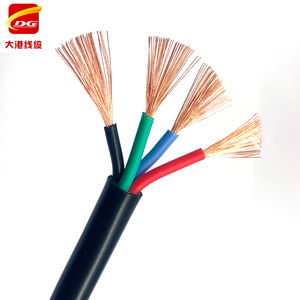 Câble électrique H05VV-F 4G1.<span class=keywords><strong>5</strong></span> 4G2.<span class=keywords><strong>5</strong></span> 4mm2 6mm2 <span class=keywords><strong>10mm2</strong></span> 16mm2 25mm2, cordon d'alimentation 300/500V, câble isolé en PVC - Product Image 1