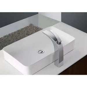 Gemakkelijk Te Gebruiken En Te Installeren Duurzame En Duurzame Eenhandgreep Wasruimte Kraan Mixer Water Kraan Badkamer Wastafel Kranen