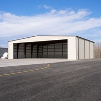 Hangar à structure métallique pour l'aviation, le stockage et les applications de hangars à grande portée