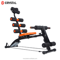 Appareil d'exercice abdominal SJ-105 Twister Trainer, en métal, pliable, avec pédales réglables en hauteur et inclinaison, équipement d'entraînement pour sit-ups, capacité maximale 135 kg