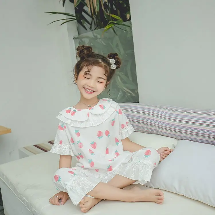 세계 베스트 셀러 제품 어린이 수면 의류 아기 면 잠옷 중국 온라인 쇼핑
